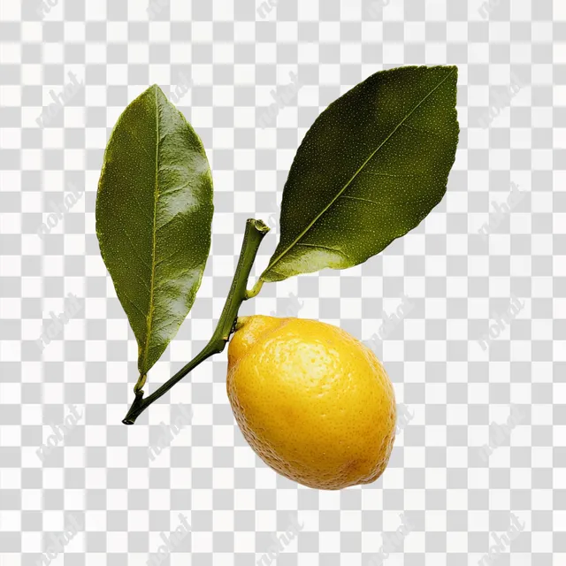 Fresh Lemon from Above: A Bright Citrus Delight