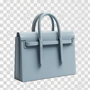 3d valume realistic icon of jil sander tabi rectangle bag, detailed but minimalistic, total rubber material, soft light, frontal direct view, isolated on a white background