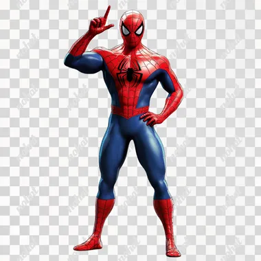 spiderman giving a military salute, standing tall. kurosawa style, white background 2d animated.