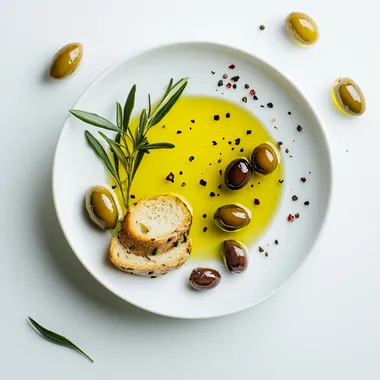 plain white background ,olive oil , delicious, 3: 4, ultra realistic,, 8K, complex details, Canon RF 16mm f: 2. 8 STM Lens, hyperrealistic photography, style of unsplash and National Geographic, warm, detalied