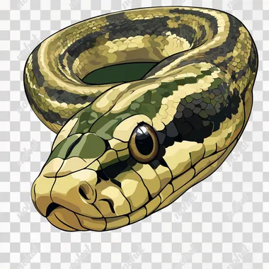 generate vector snakes python snake picture cartoon without fill thin stroke