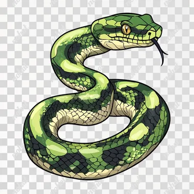 generate vector snakes python snake picture cartoon without fill thin stroke