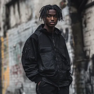 on urban street wear model