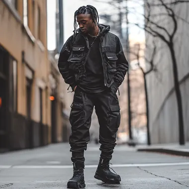 on urban street wear model
