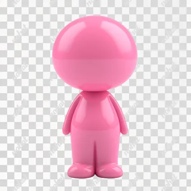 waiting list pink png on white background