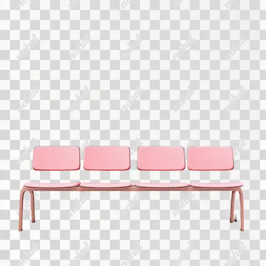 waiting list pink png on white background