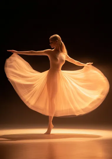 dancer with strobe lighting capturing motion    84syr2o
