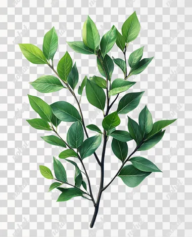 photorealistic photoshop plant, white background no details