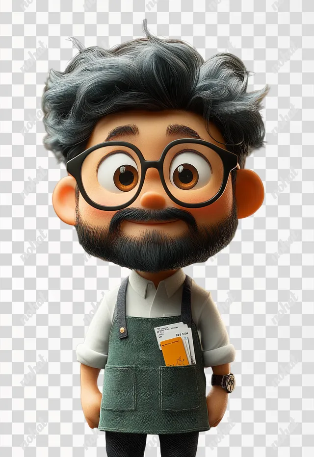 Creative Vision: The 3D Designer in Pixar-Inspired Style