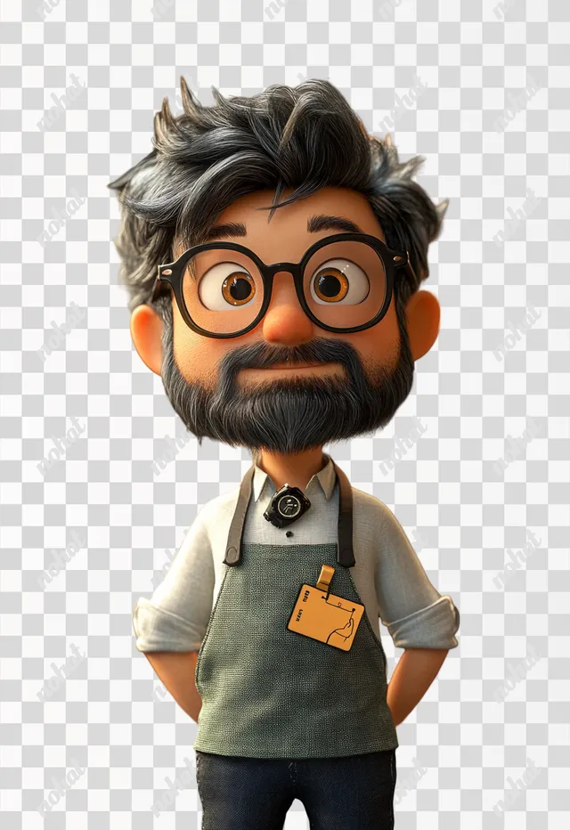 Whimsical Designer: A Pixar-Inspired 3D Character Adventure