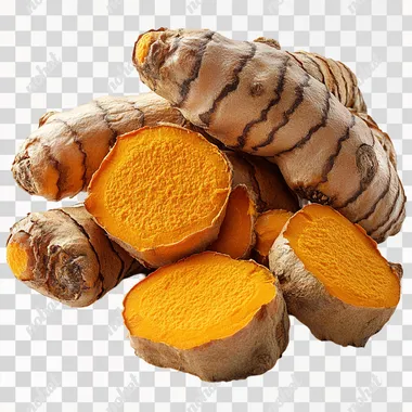 Turmeric , white background, ultra high definition commercial photography --s 750