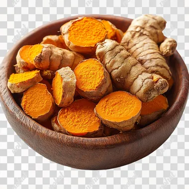 Turmeric , white background, ultra high definition commercial photography --s 750