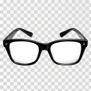 Nerd Glasses PNG Images, isolated on white background