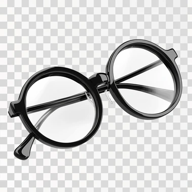 Nerd Glasses PNG Images, isolated on white background