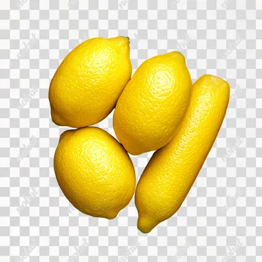 Three or four fresh lemons piled together look very delicious, with clear picture quality ar 16:9