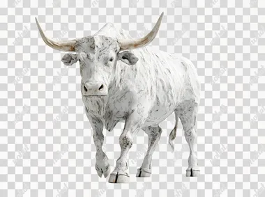 bull_white_background_--ar_32