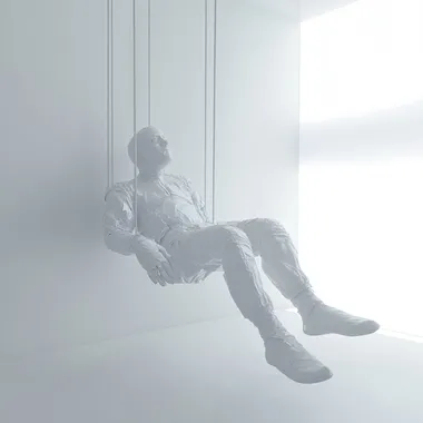 death suspended in time, white room, future, ultra realistic, octane render, object, blender, 3d objects