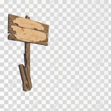 a square Western Movie signpost on a white blank background