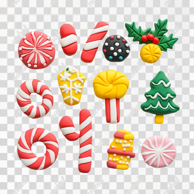 Whimsical Winter Treats: Playful Plasticine Delights