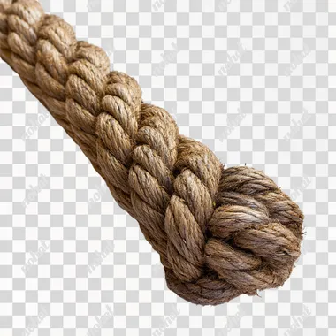 A rope with a white background --s 750