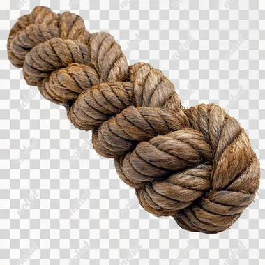 A rope with a white background --s 750