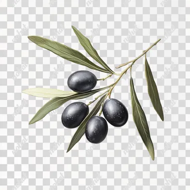 oliveira em fundo branco