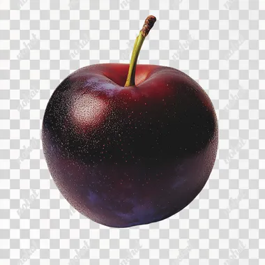 food photo of ripe plum, the camera is exactly at their level, front view, hard daylight Kodak Ektar, Fujifilm shoot, 00s shooting style, white background