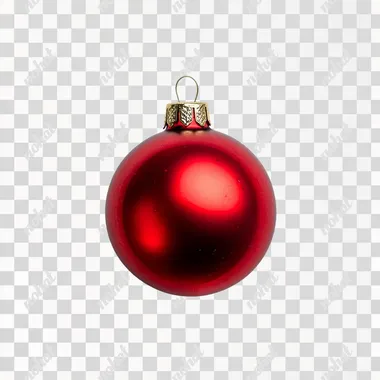 Overhead photo of realistic single Crismas ornament in crazy shape.Diy handmade.View from above.White background.
