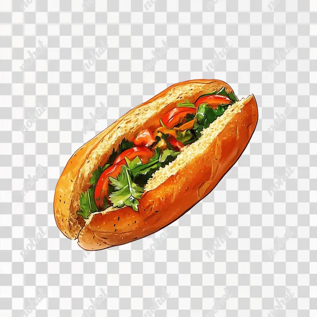 Delicious Banh Mi: A Realistic Culinary Delight
