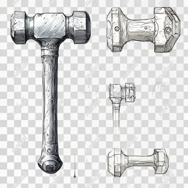 draw me regular tool hammer