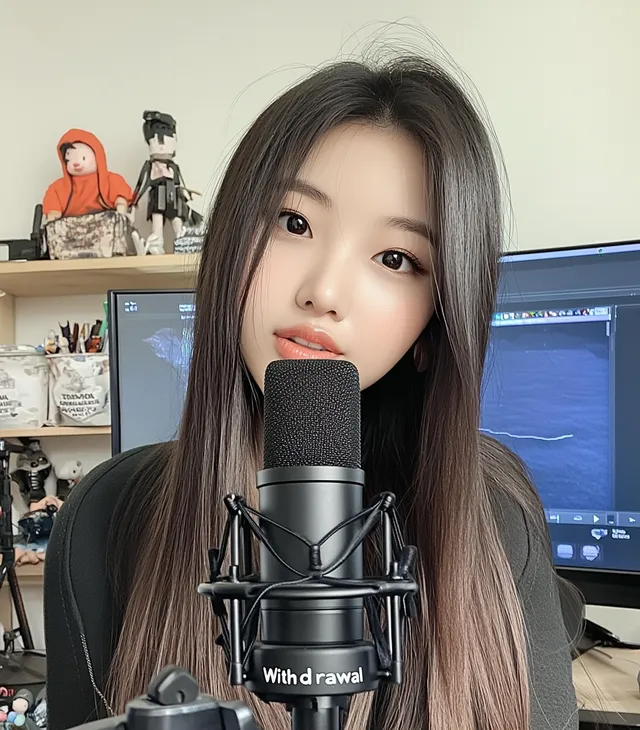 Charming Twitch Streamer Captivates with Whimsical Vibes