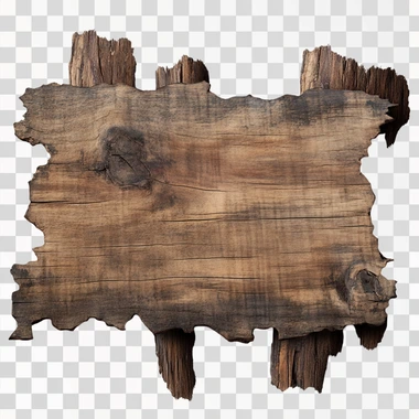 Placa de Madeira PNG Transparente, isolated