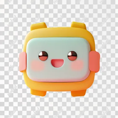 Draw an icon about the badge, 3D rendering, C4D, cartoon, cute, suitable for UI design, the background is a solid color, the main color becomes warm, with other colors, the overall effect is cute and fashionable