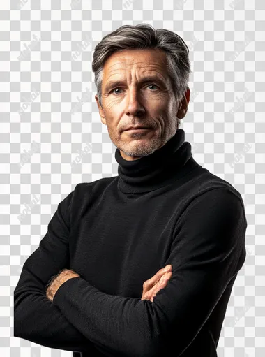 Establishing portrait of 50 yo Dutch man as a coach footballer , on a wide white background, ultra realistic, 8K, photo realistic,