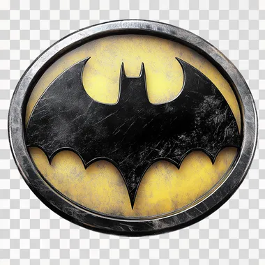 batman logo black color, white background