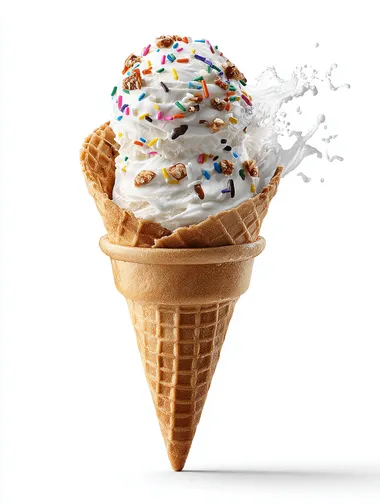 ice scream cone, topping, isolated  rofile 2twqk5u
