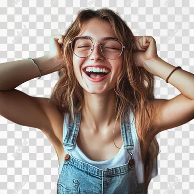 super motivated marketer, happy, young girl in her twenties, caucassian, photo quality