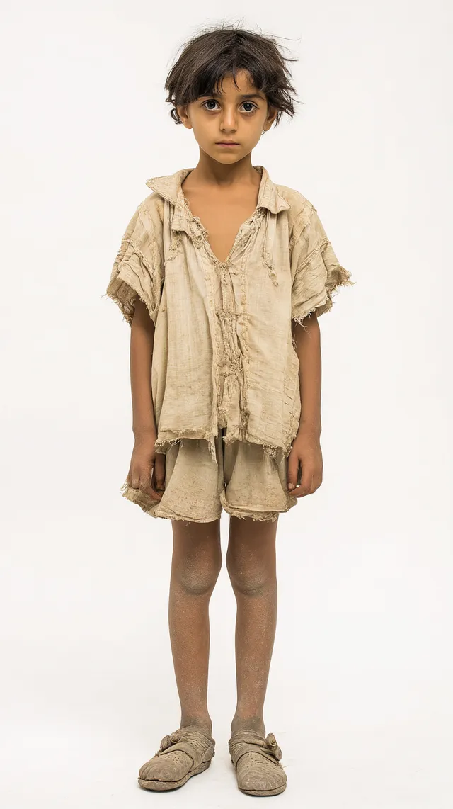 Vulnerable Arab Child Refugee