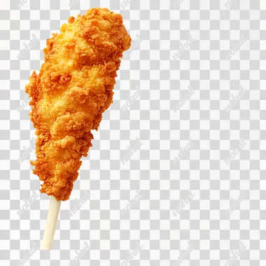 fried chicken leg isolated on transparent background Generative Ai   rofile dncnpkj