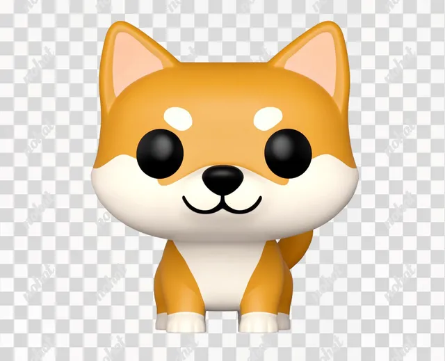 png a cute little dog with big eyes