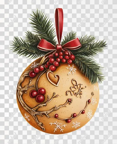 a christmas cookie in calabash, solid white background, Hyperrealism, HD8K,