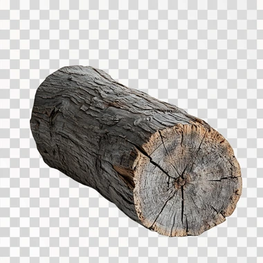 wood log, photography, isolated, clean background, editorial setting