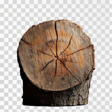 wood log, photography, isolated, clean background, editorial setting