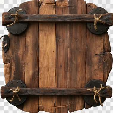 Placa de Madeira PNG Transparente, isolated