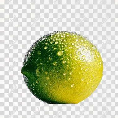Fresh Sicilian green Lemon HD photography, green lemon with water droplets against white background, Sicilian green Lemon intact, realism style effect, bright tones, warm tones, edge and atmospheric effects, high quality image, 8K, HD, Sonya7r3 50mm f8.0, lS0 100, soft shadows in professional tones, award winning photography advertising photography
