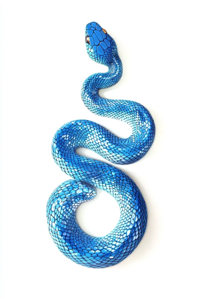 Zig-Zag Dance of the Blue Klein Snake