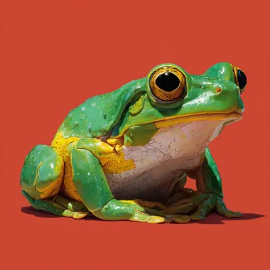 the icon of a frog 2d