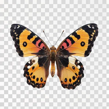 PHOTOSHOOT OF A SURRREEAL BUTTERFLY TOP DOWN SHOT ON A WHITE BACKGROUND