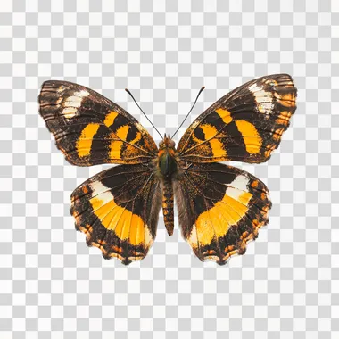 PHOTOSHOOT OF A SURRREEAL BUTTERFLY TOP DOWN SHOT ON A WHITE BACKGROUND
