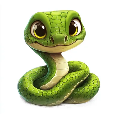 cute snake imoji